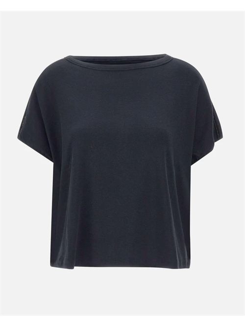 JERSEY T-SHIRT FABIANA FILIPPI | JED276F5685146 BLU NOTTE
